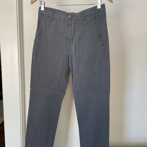 Brooks Brothers gray pinstripe trousers
